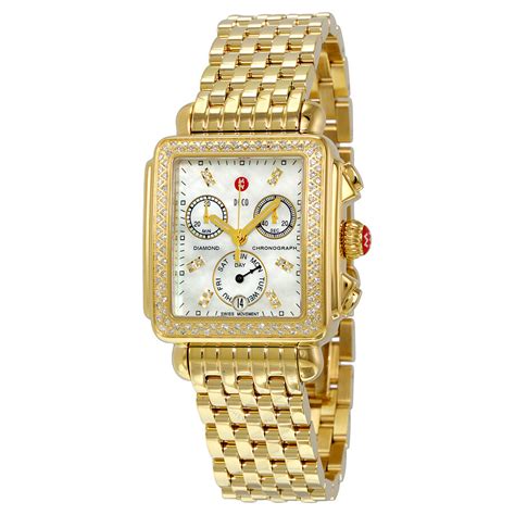 best michele watch replica|michele gold watch with diamonds.